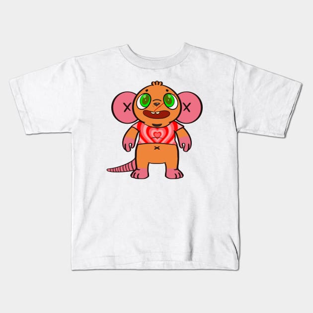 lab ratz 6 Kids T-Shirt by Blue Afro